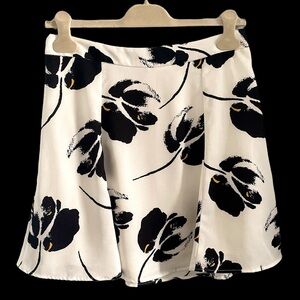 Lush A-line Floral Print Mini Skirt Size L